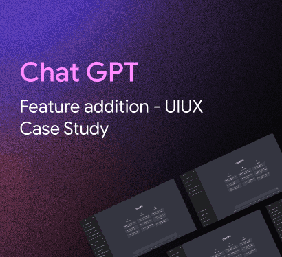 chat gpt feature additon case study