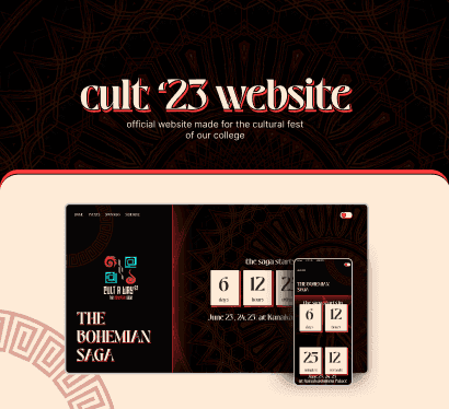 Cult A Way website design by softservedweb
